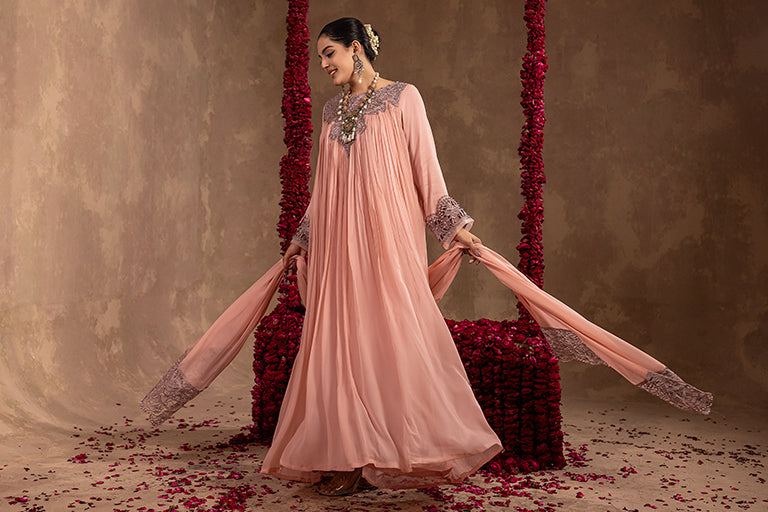 baby pink Dress for women