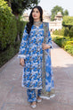 blue readymade cotton suit