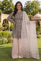 chic printed Pakistani Plus Size Dress