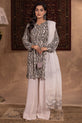 chic printed Pakistani Winter Dress