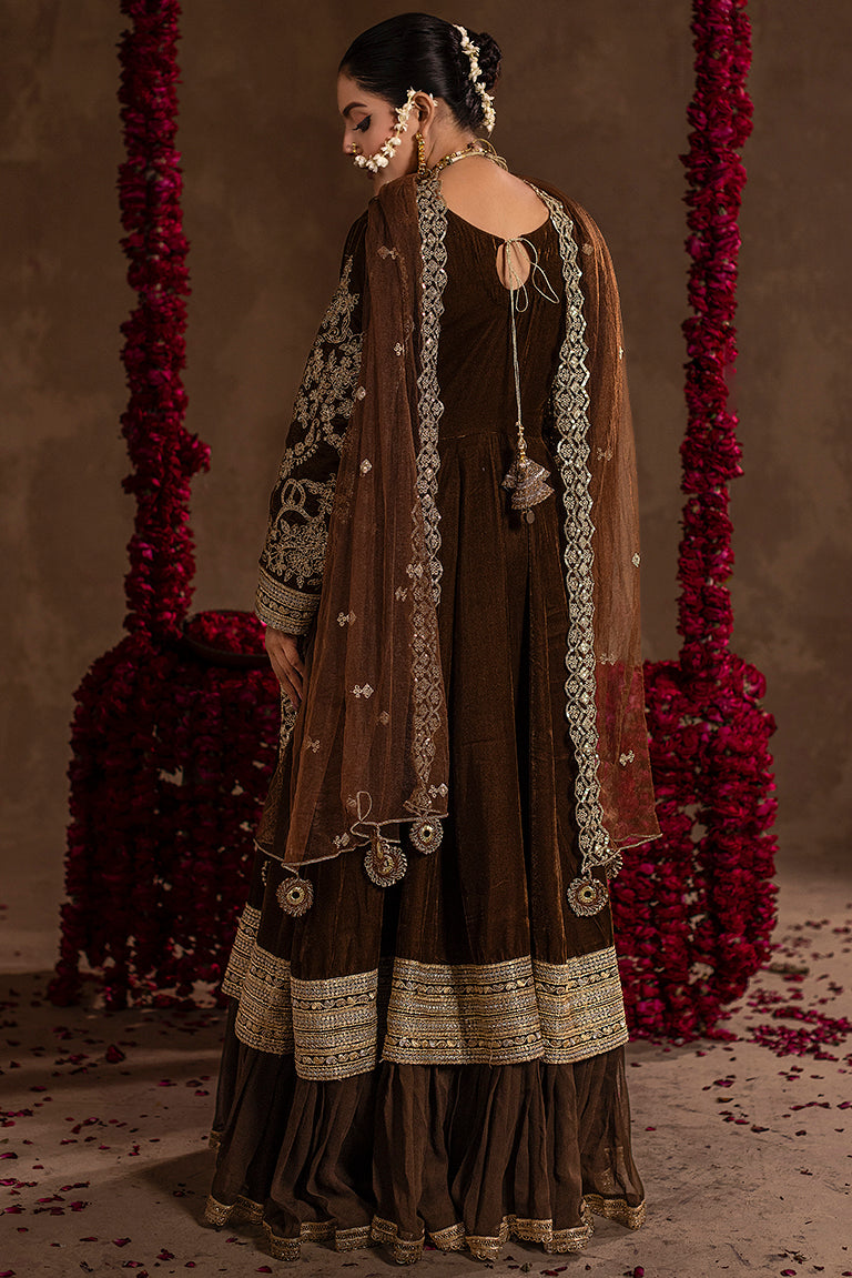 chocolate-brown Dress For Wedding 