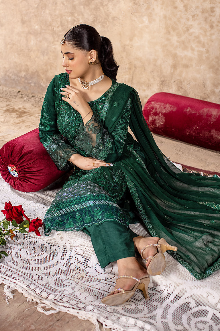 embroidered formal dress