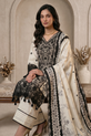 off-white Pakistani Salwar Kameez