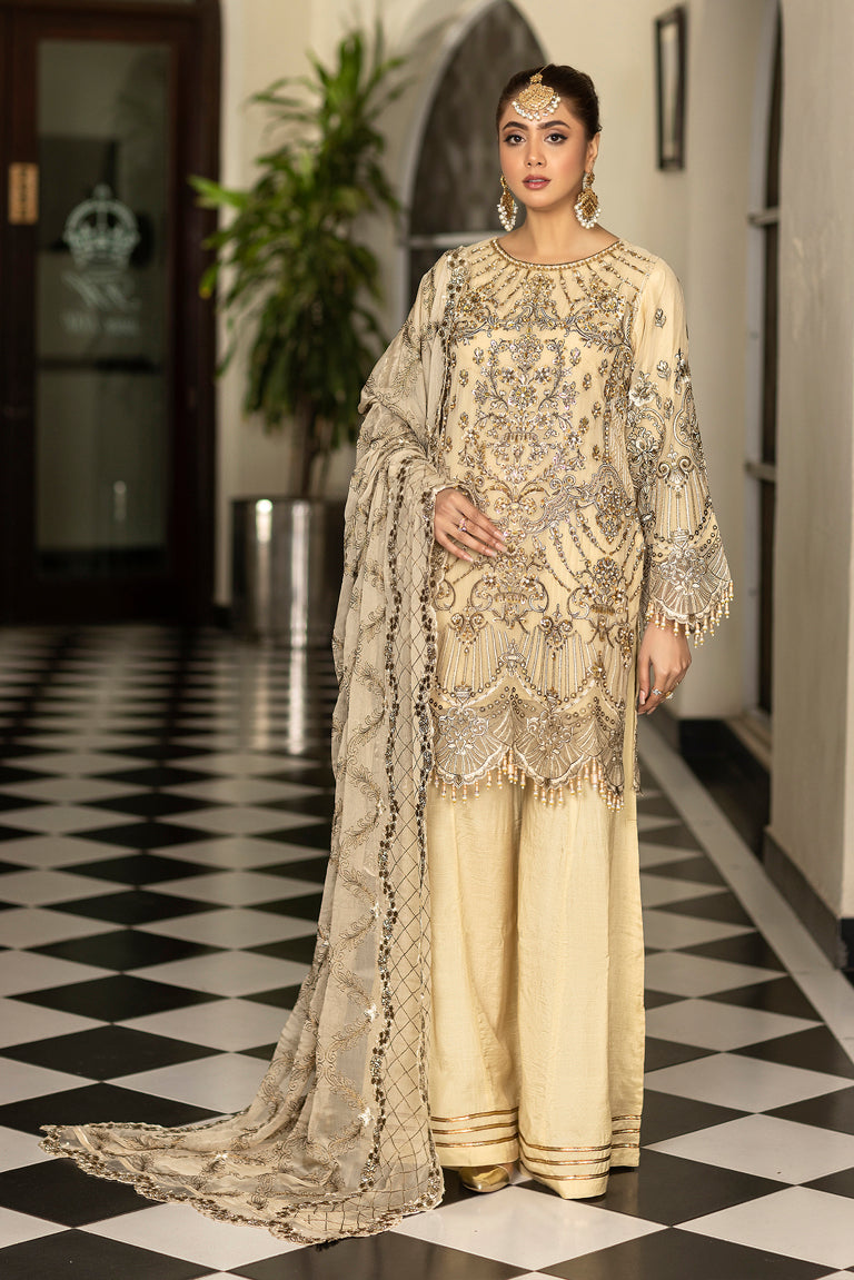 Chiffon Formal Sharara Dress