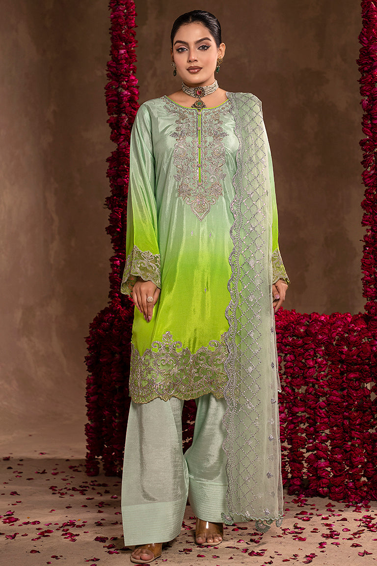 ready-made silk suit