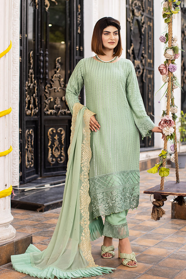 readymade formal chiffon dress