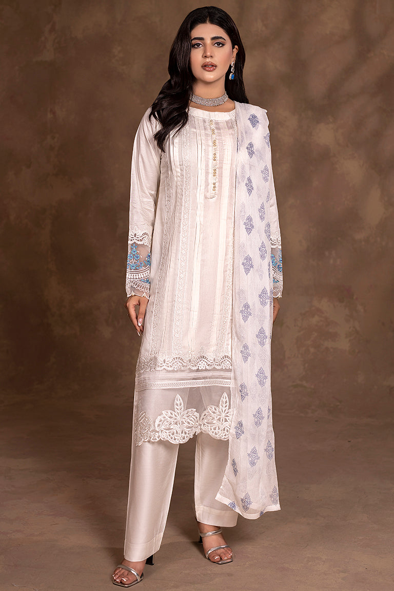 readymade off-white viscose set