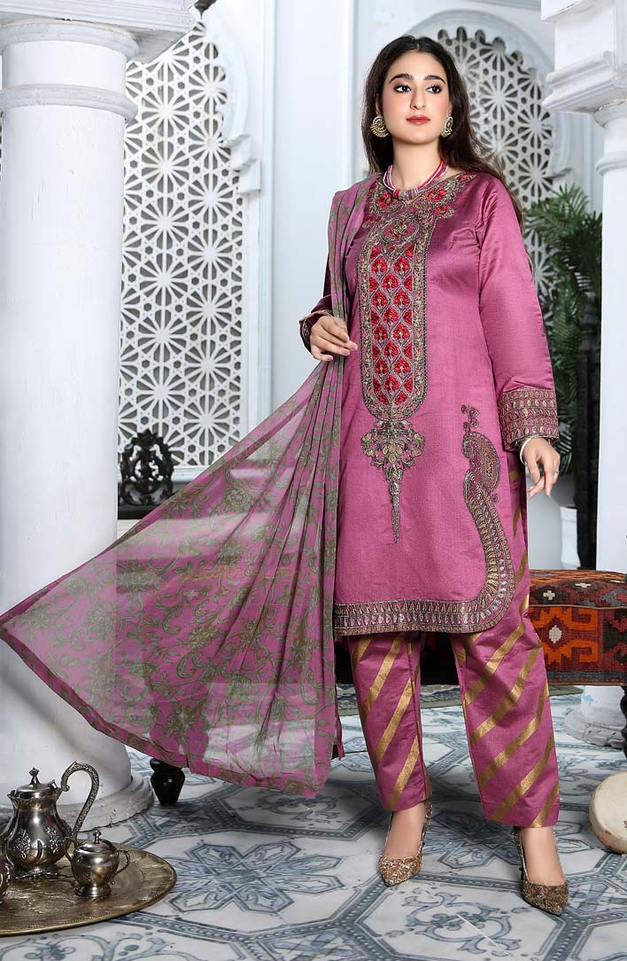 Readymade Luxury Eid Clothes Pret By Zahra-GU45 - Rang Jah