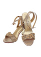 Golden Color Formal Sandals-RS25 - Rang Jah