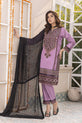 Purple and Black Chambray Katan Pret