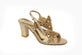 Golden Color Formal Sandals-RS19 - Rang Jah