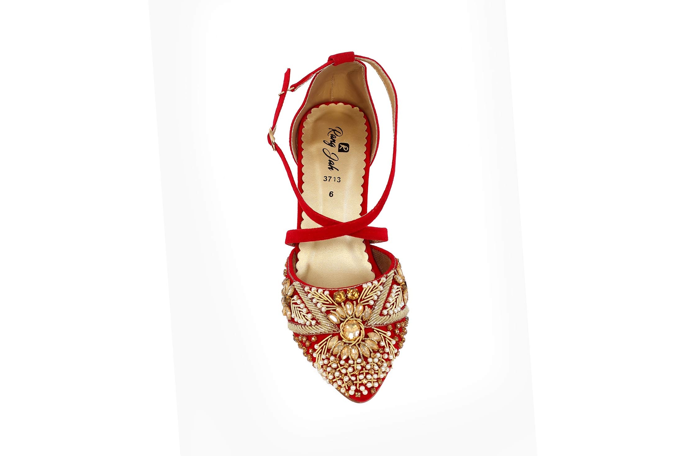 Red Color Formal Sandals-RS29 - Rang Jah