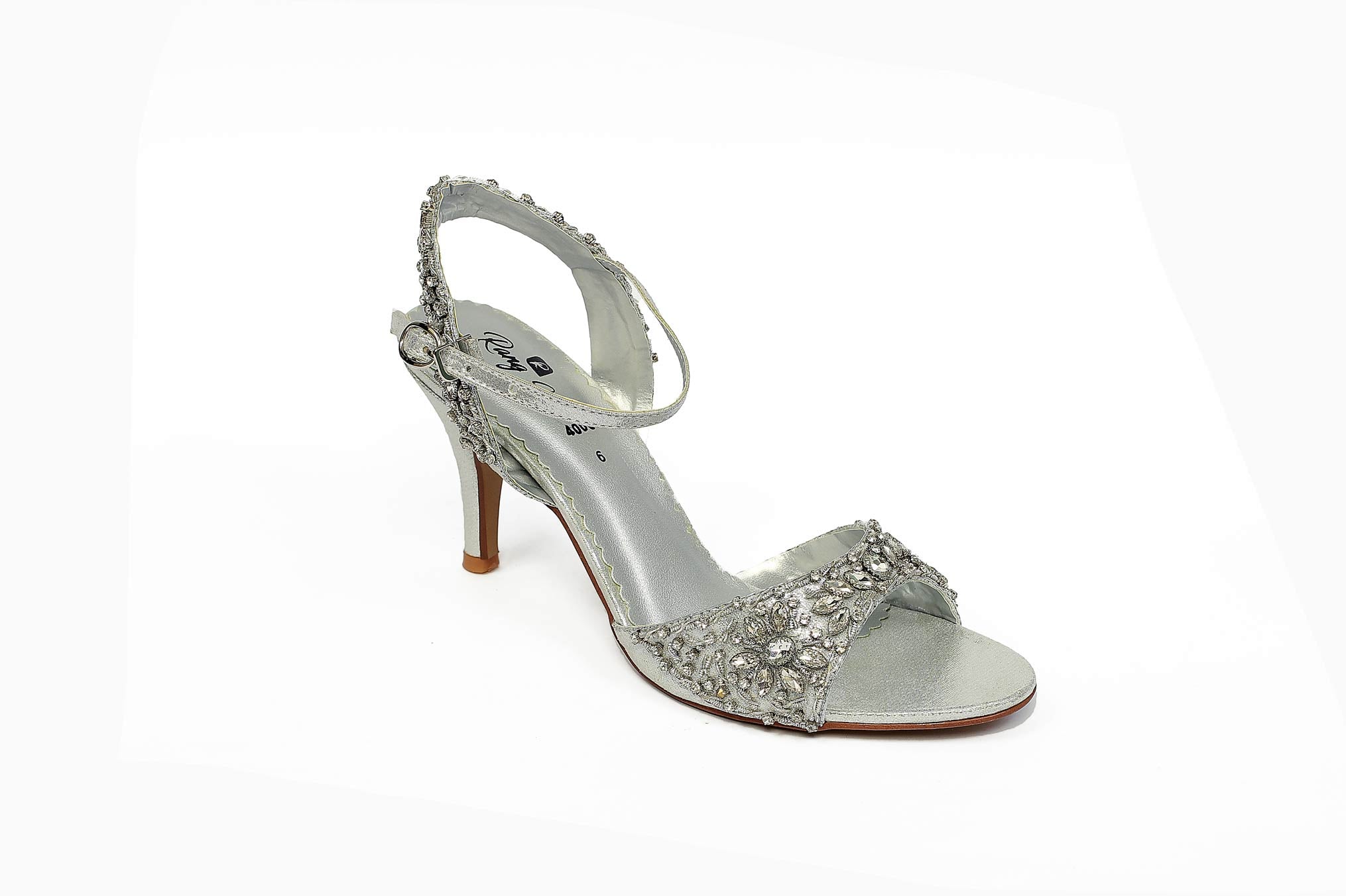 Silver Color Formal Sandals-RS31