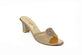 Golden Color Fancy Slippers-RS11 - Rang Jah