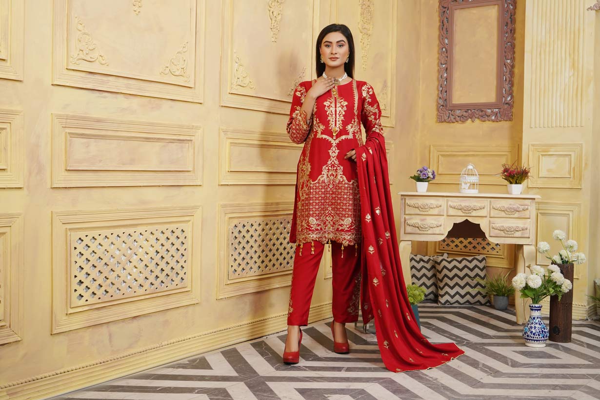 Readymade Embroidered Pret By Simran-SM32