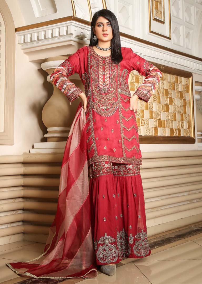 Readymade Formal Sharara Dress-ZC2