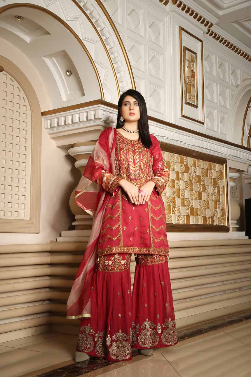 Readymade Formal Sharara Dress-ZC2