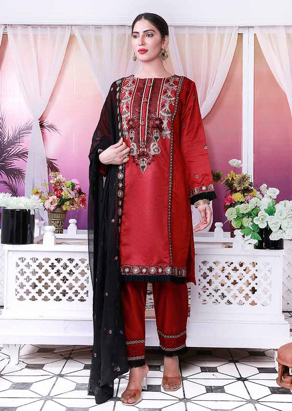 Readymade Luxury Wedding Dress Pret By Zahra-GU34 - Rang Jah