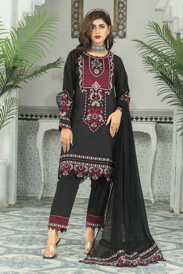 Readymade Luxury Ladies Suit Pret By Zahra-GU36 - Rang Jah