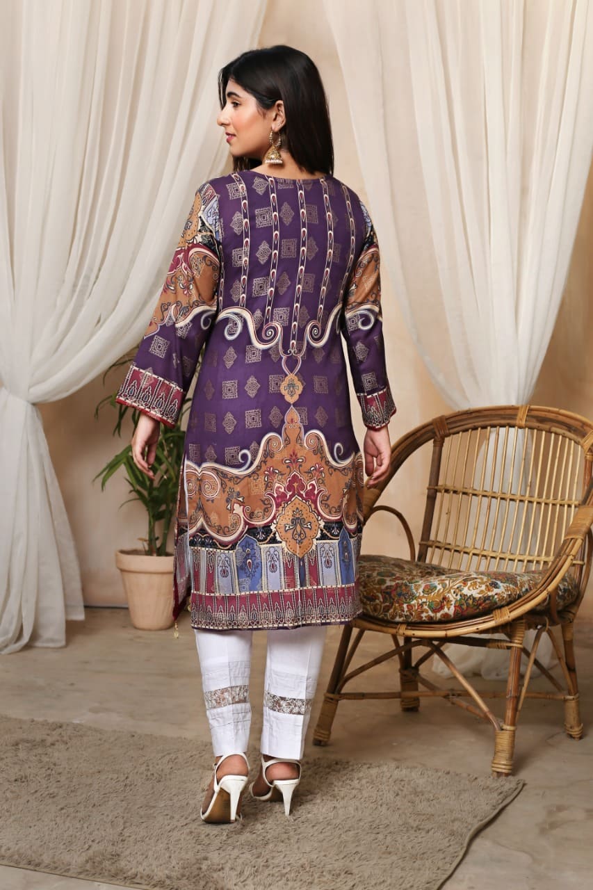 Readymade Broshia  Jacquard Kurti -RJ008