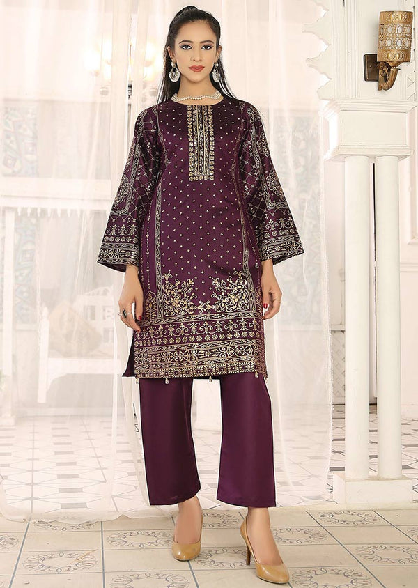 Readymade 2pcs Printed Suit By Casualite-QM2