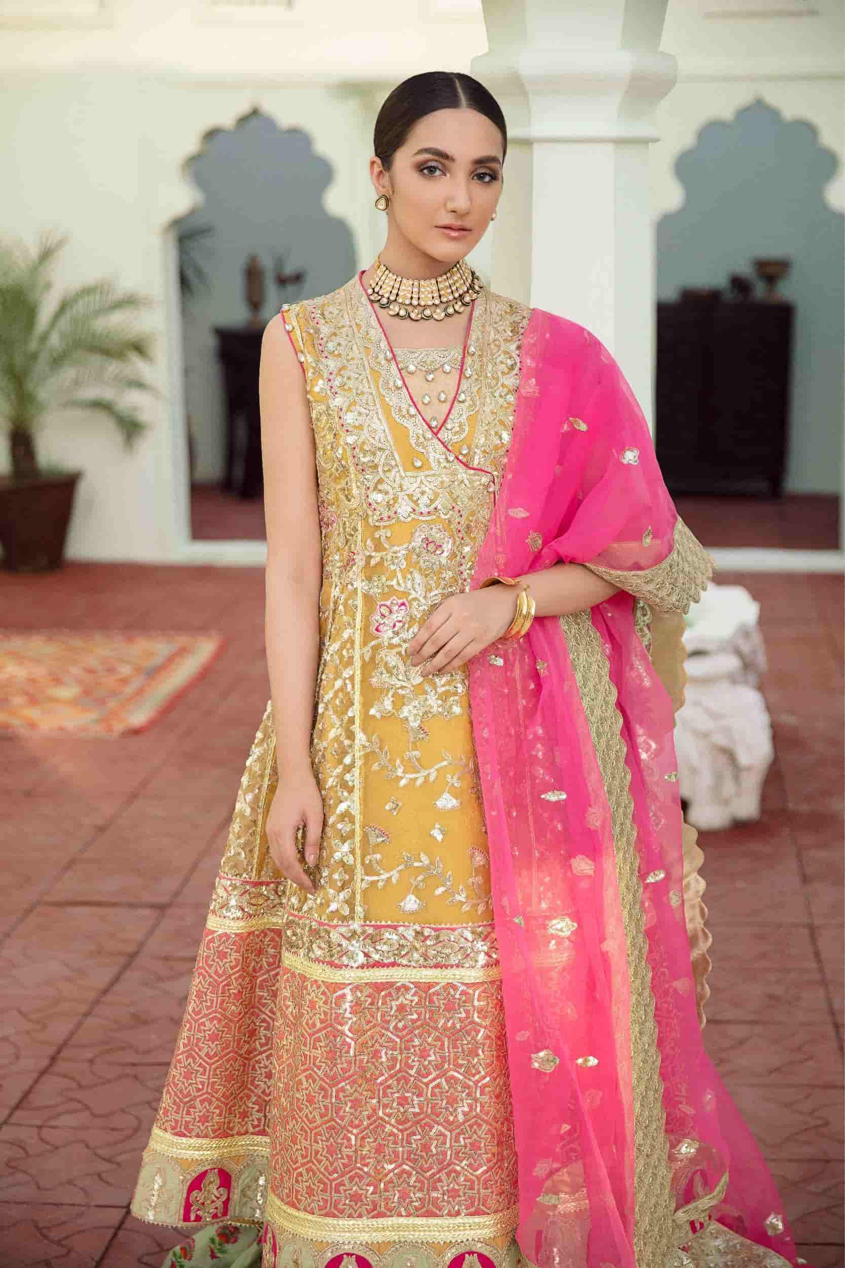 Readymade Luxury Mehndi Dress-MW07
