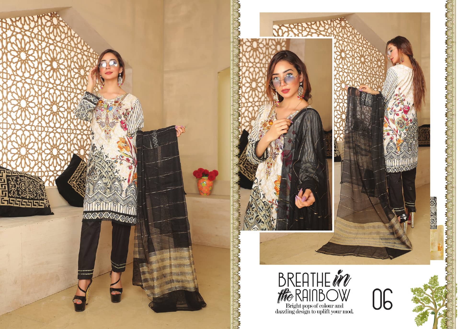 Readymade Jacquard Suit By Rang Jah-DF6